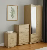 2 Door Wardrobe Set