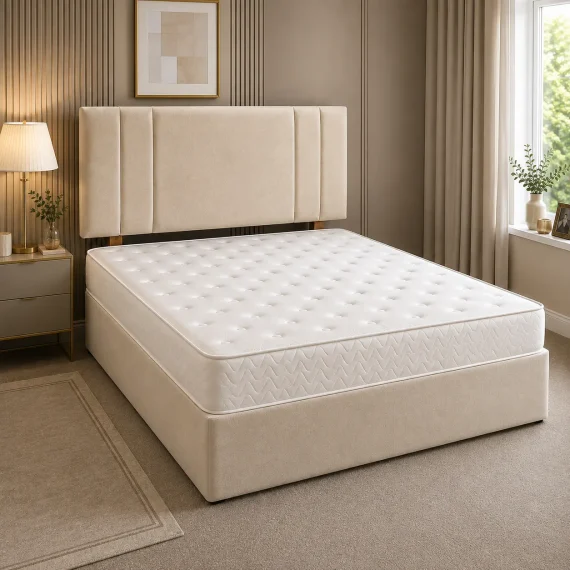 Divan Bed with Mattress & Headboard
