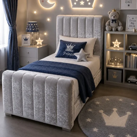 Premium Vertical Panel Kids Bed