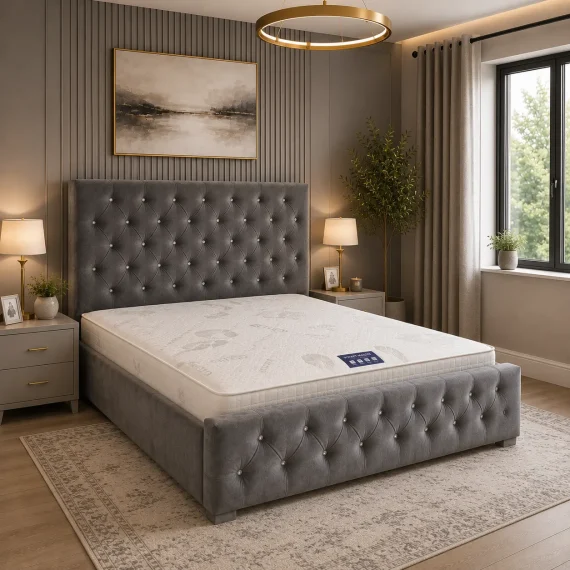 Hilton Bed with Diamantes