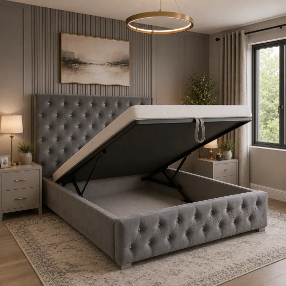 Hilton Bed with Diamantes